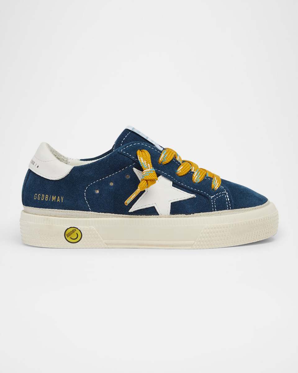Boy's May Leather and Suede Sneakers, Baby/Toddler